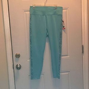 Fila Woman's Come On Down blue High Waisted and Tights/Leggings 7/8 NWT SIZE 1x
